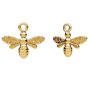 Pendentif - abeille*laiton*BRASS ODL-00013 12,8x15 mm