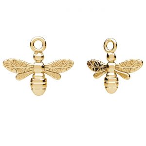 Pendentif - abeille*laiton*BRASS ODL-00013 12,8x15 mm