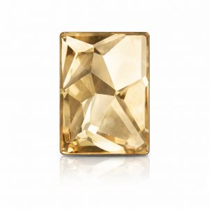 Pierre en cristal rectangulaire 8,0 x 6,0 mm - 2520 MM 8,0 x 6,0 CRYSTAL GOLDEN SHADOW (GSHA) F